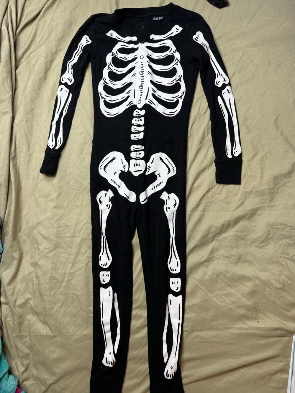 Old Navy Skeleton One Piece Unisex Kids Medium (8)